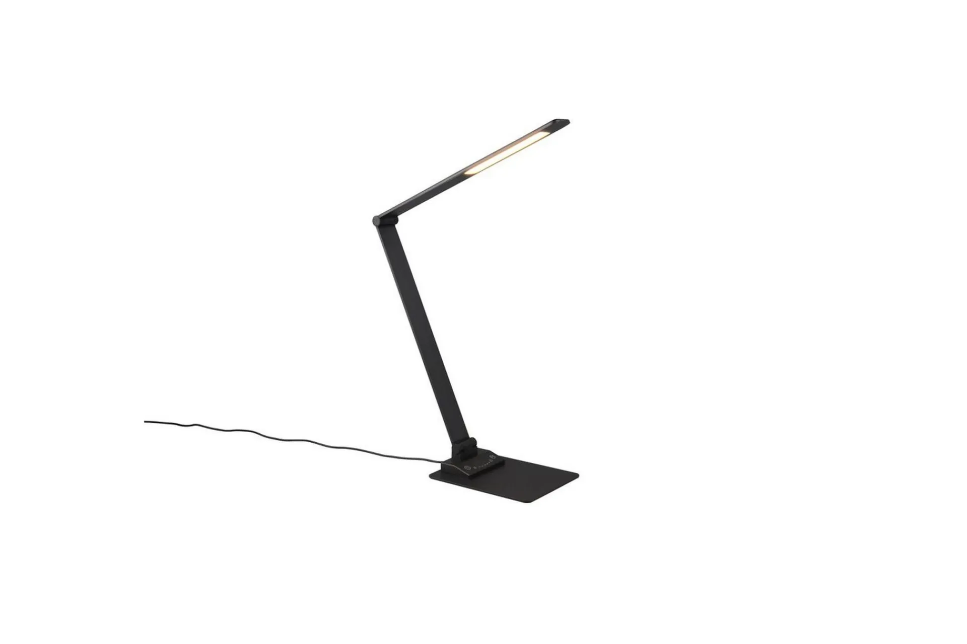 Trio Lighting Nattbordslampe|Bordlampe-Bordlampe TRIO Travis Matt Svart