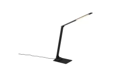 Trio Lighting Nattbordslampe|Bordlampe-Bordlampe TRIO Travis Matt Svart