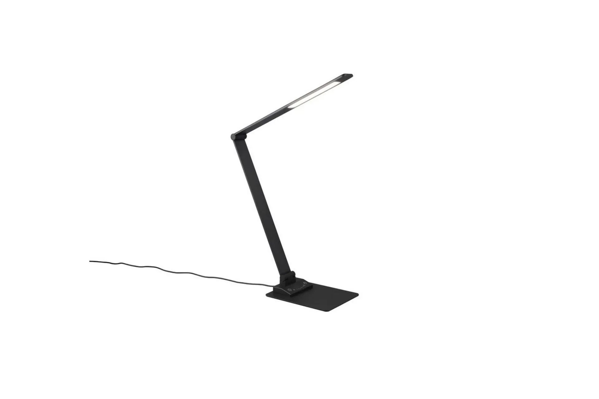 Trio Lighting Nattbordslampe|Bordlampe-Bordlampe TRIO Travis Matt Svart