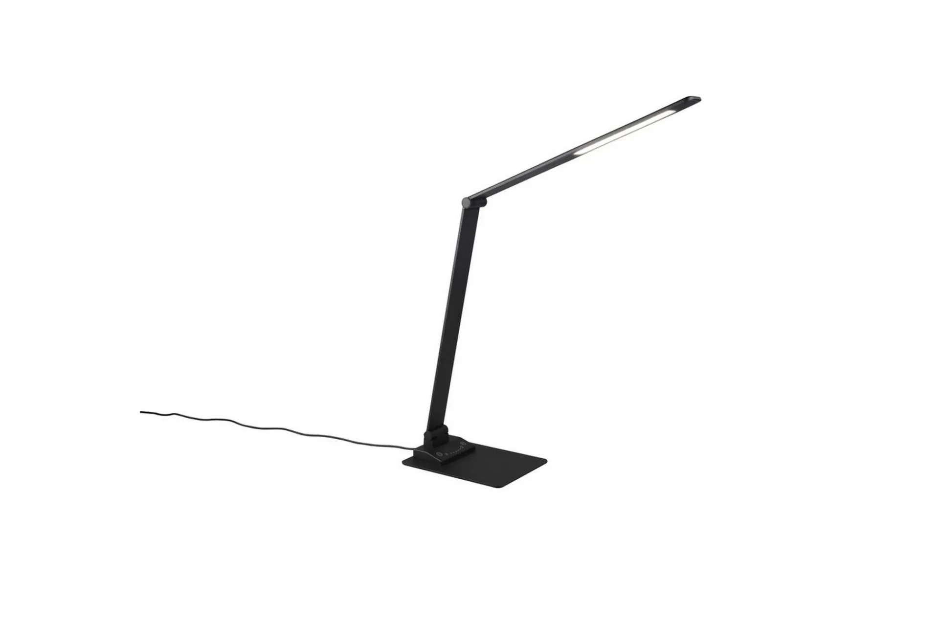 Trio Lighting Nattbordslampe|Bordlampe-Bordlampe TRIO Travis Matt Svart