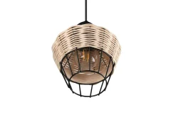 Trio Lighting Kjøkkenlampe|Vinduslampe-Borka Pendellampe 1 Lampe 17,5 cm E27 Rotting Natur