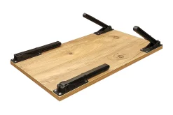 Oppbevaringskrukke|Kurver-Bourdeau Datastativ 25 cm Svart,Tre/Natur
