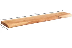 Wohnling Vegghylle-Bourelle Vegghylle 115x25 cm Tre/Natur