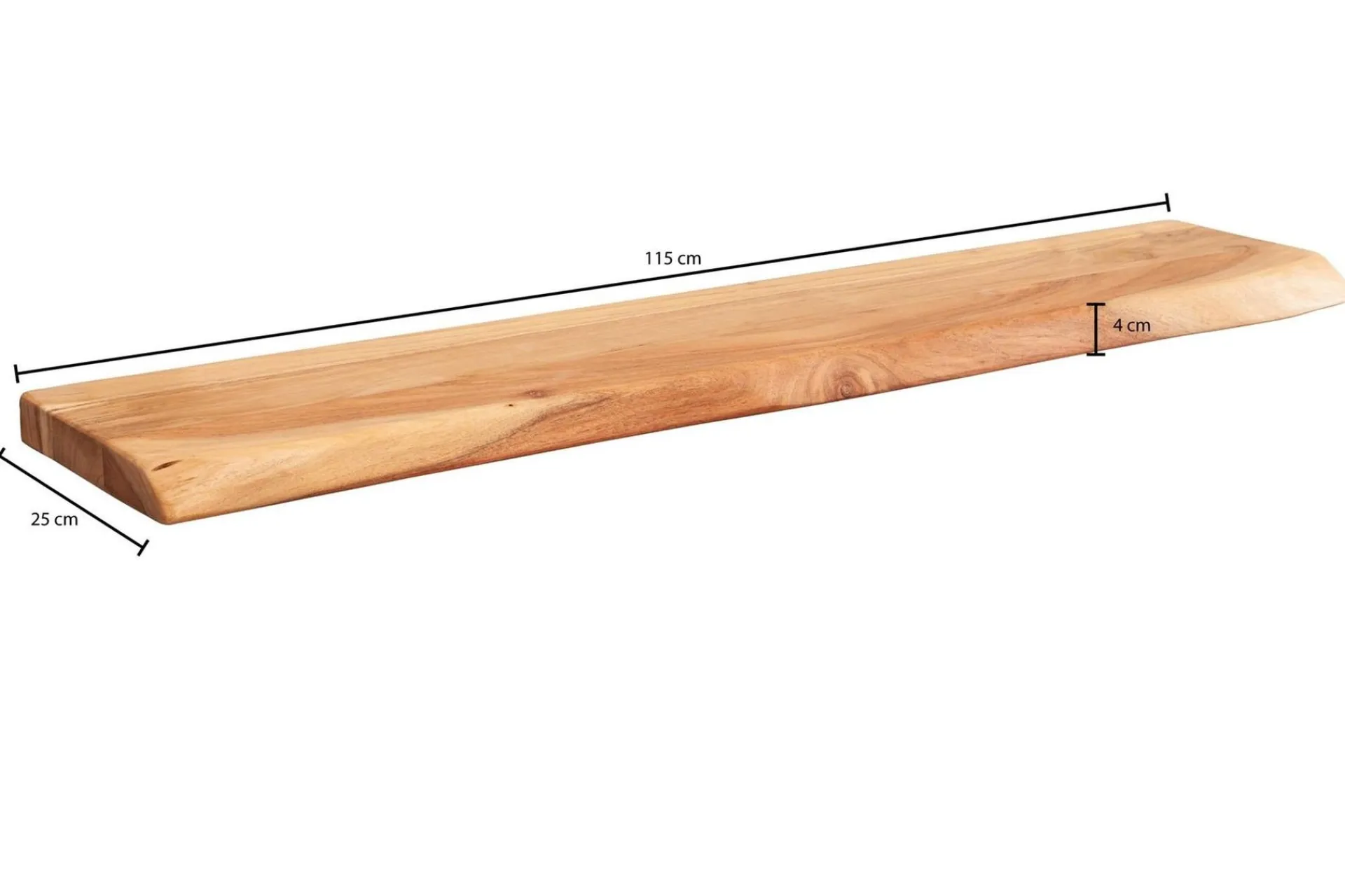 Wohnling Vegghylle-Bourelle Vegghylle 115x25 cm Tre/Natur