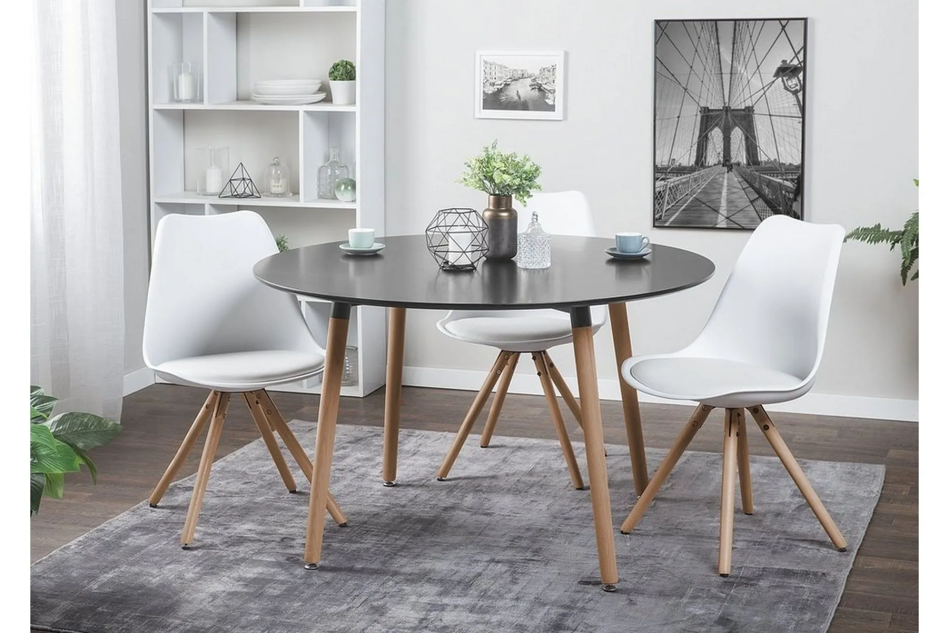 Spisebord & Kjøkkenbord-Bovio Spisebord 120 cm Svart