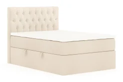 Drömvik Seng Med Oppbevaring-Boxy Box Bed Seng med Oppbevaring 120x200 cm Beige