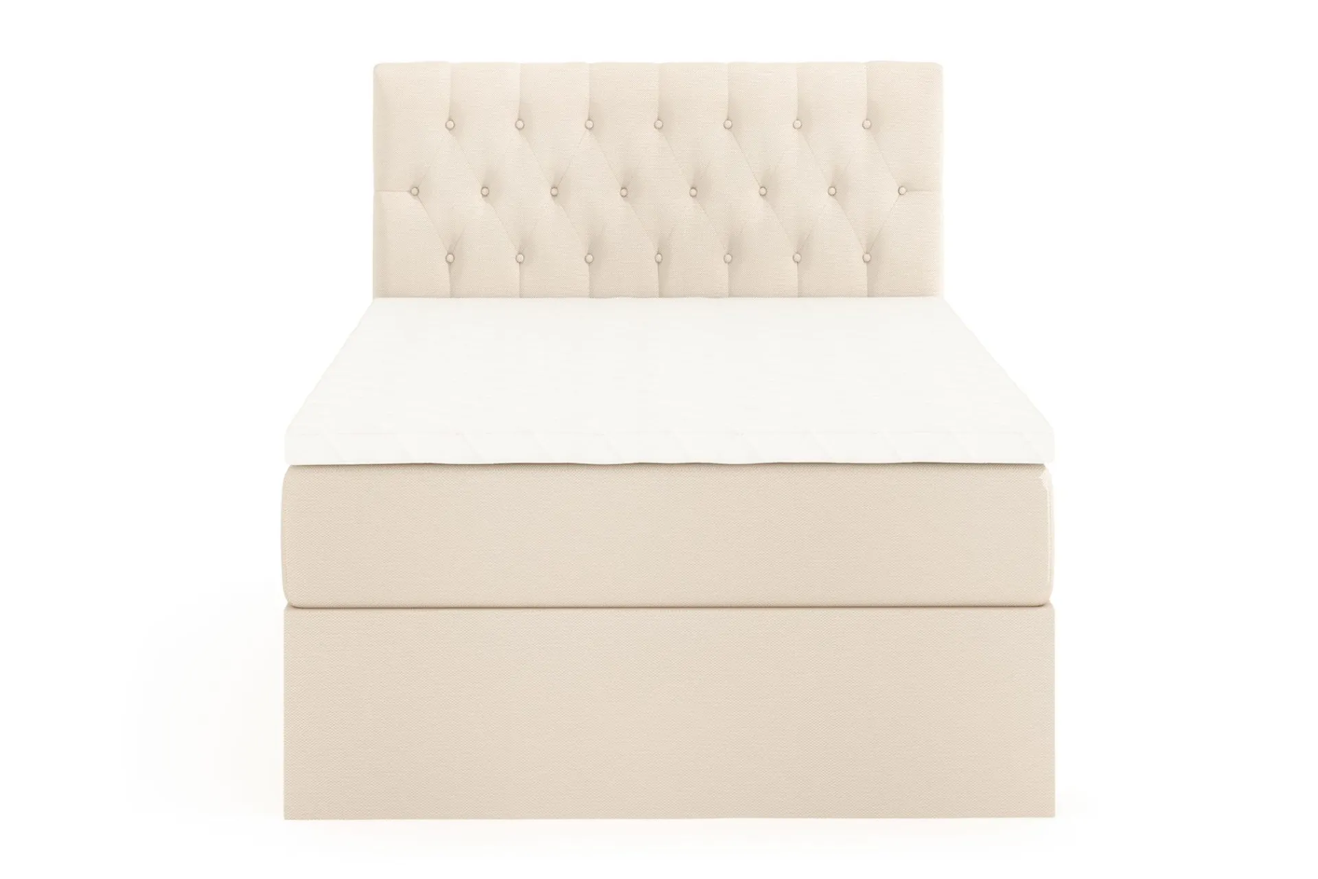Drömvik Seng Med Oppbevaring-Boxy Box Bed Seng med Oppbevaring 120x200 cm Beige