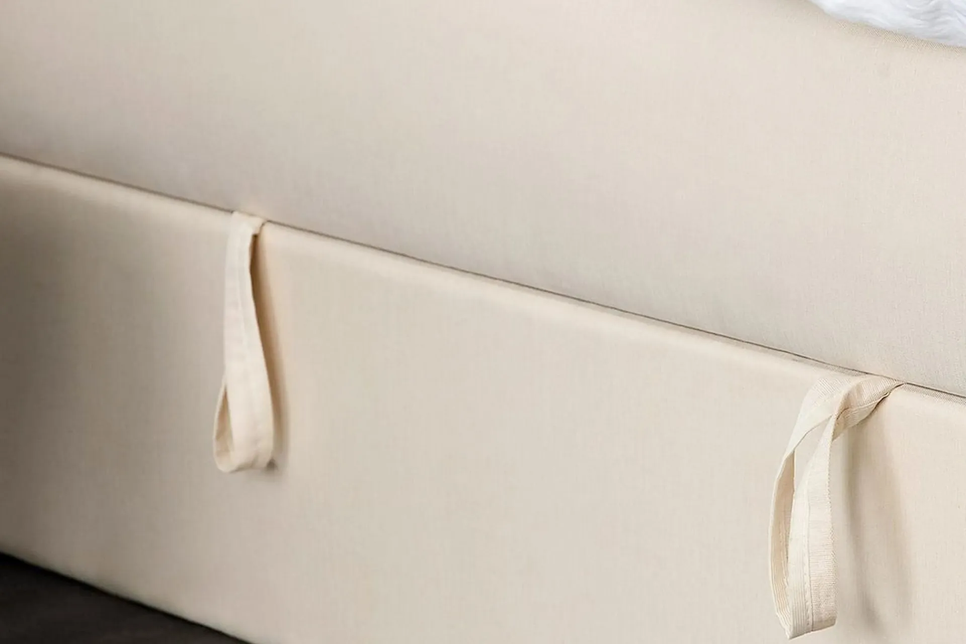 Drömvik Seng Med Oppbevaring-Boxy Box Bed 160x200 cm Beige