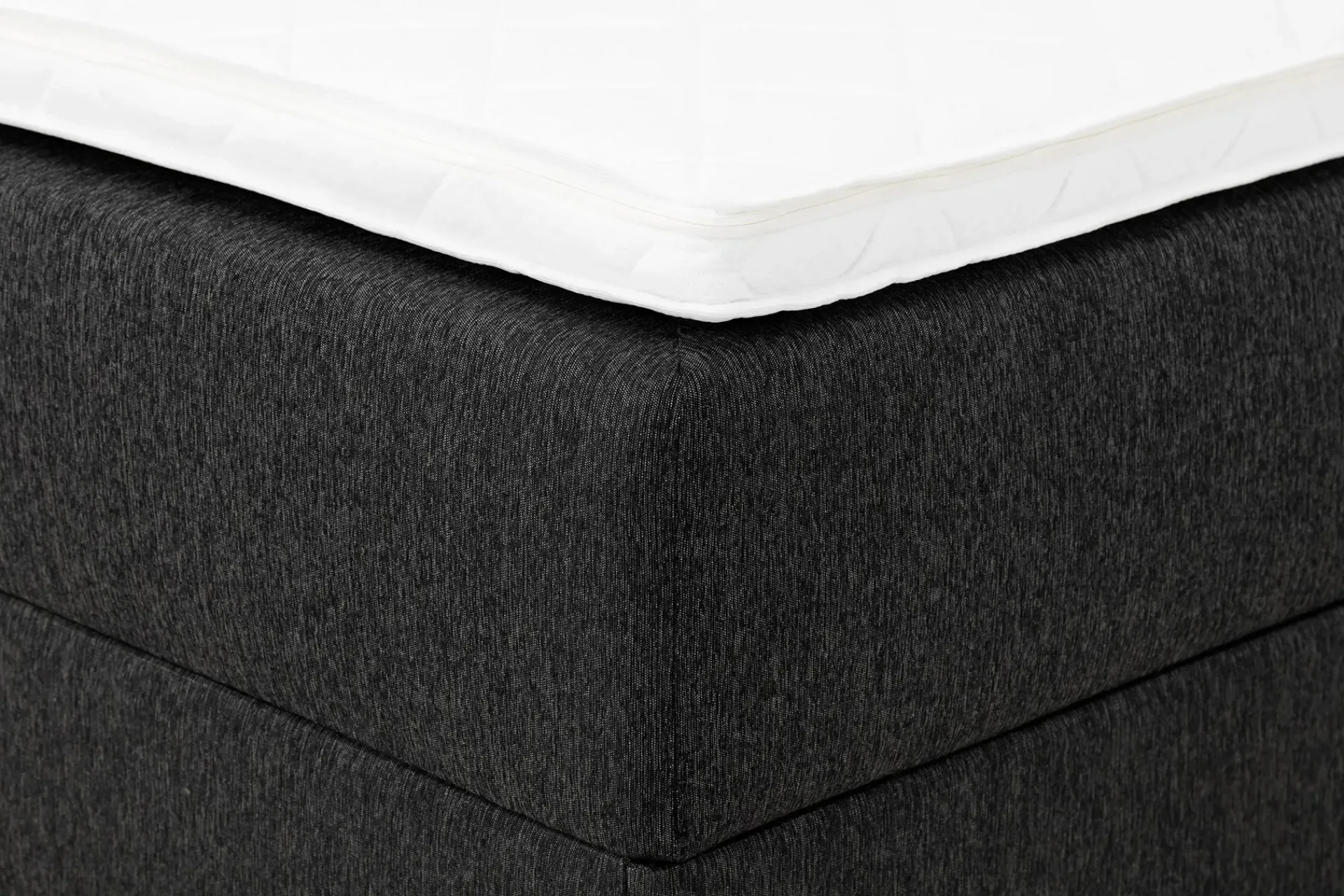 Drömvik Seng Med Oppbevaring-Boxy Box Bed 140x200 cm Svart/Grå