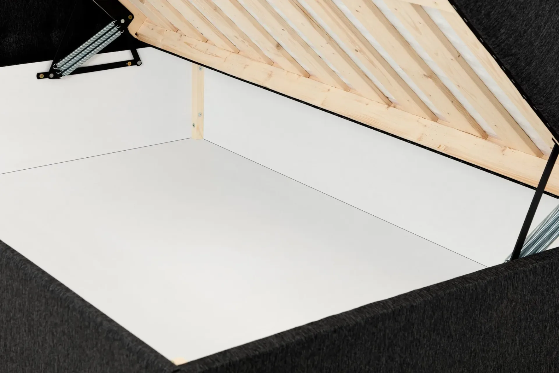 Drömvik Seng Med Oppbevaring-Boxy Box Bed 120x200 cm Svart/Grå
