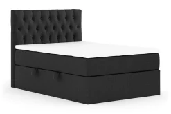 Drömvik Seng Med Oppbevaring-Boxy Box Bed 120x200 cm Svart/Grå