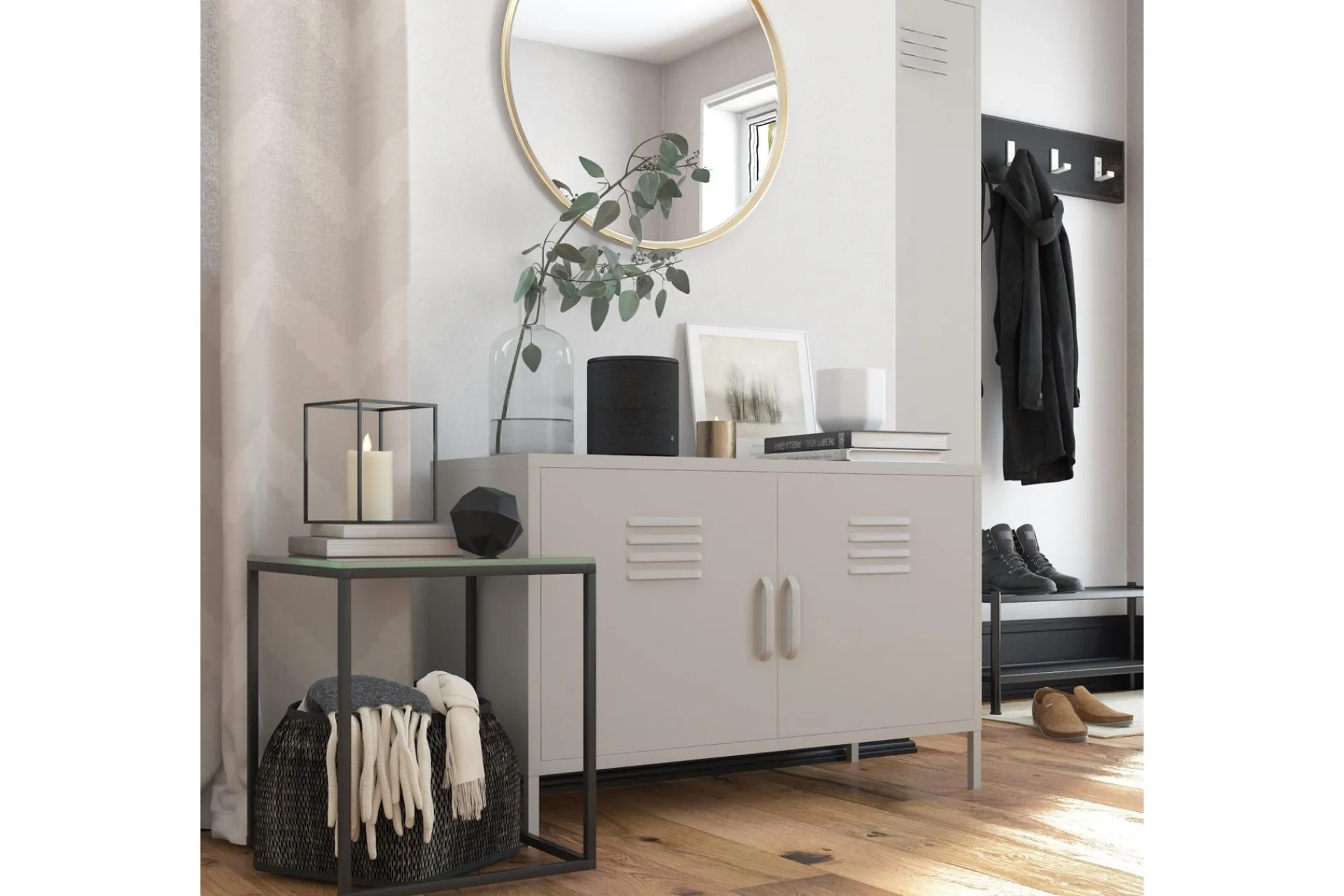Queer Eye Sideboard & Skjenker-Bradford Skänk 100x40 cm Ljusgrå Ljusgrå Lysegrå