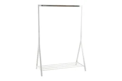 Stumtjener|Knaggerekke-Brancore Klesstativ 117 cm Hvit
