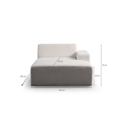 Branorin 3-seters Hjørnesofa