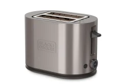 Black+Decker Produkter For Å Varme & Koke|Kjøkkenutstyr-Brødrister 2 rom rustfritt 900W stål