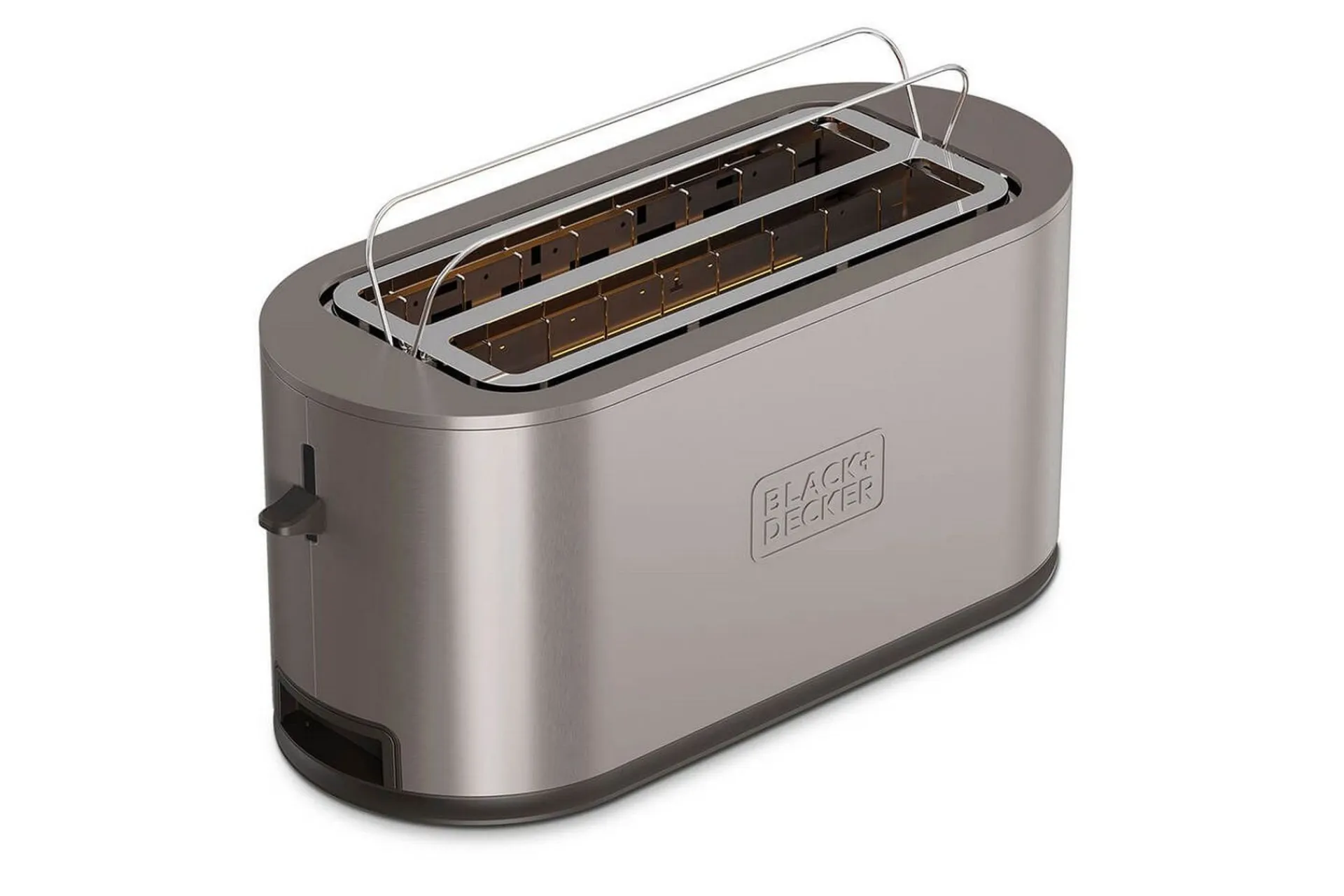 Black+Decker Produkter For Å Varme & Koke|Kjøkkenutstyr-Brødrister 2 rom rustfritt stål Sølv