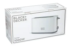 Black+Decker Kjøkkenutstyr-Brødrister 1000W Hvit