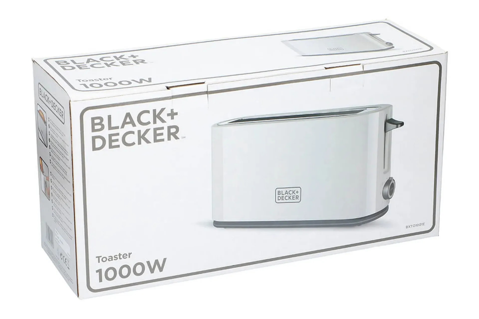 Black+Decker Kjøkkenutstyr-Brødrister 1000W Hvit