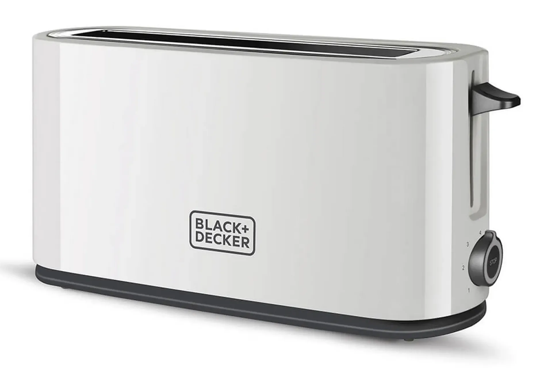 Black+Decker Kjøkkenutstyr-Brødrister 1000W Hvit