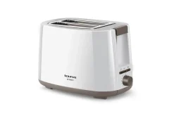 Produkter For Å Varme & Koke|Kjøkkenutstyr-Brødrister Taurus Mytoast II 2 Spalter Hvit Sølv