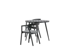 Venture Home Break Cafégruppe Rund 90 cm + 2 Slit Spisestol