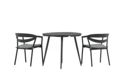 Venture Home Break Cafégruppe Rund 90 cm + 2 Slit Spisestol