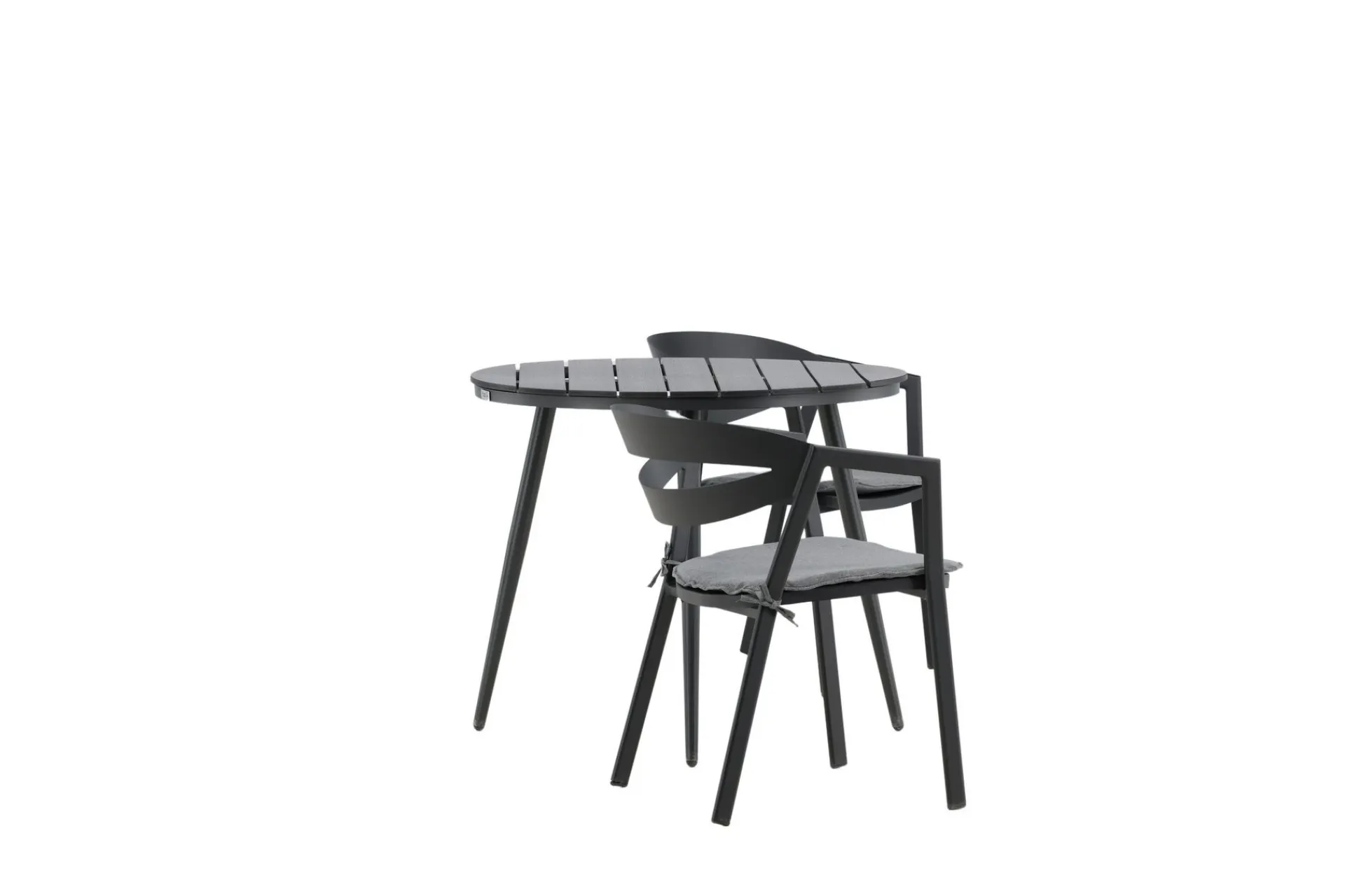 Venture Home Break Cafégruppe Rund 90 cm + 2 Slit Spisestol