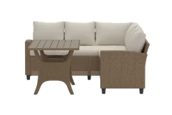 Venture Home Veranda & Terrasse|Loungesett-Brentwood hjørnesofagruppe 6-seter utendørs Beige