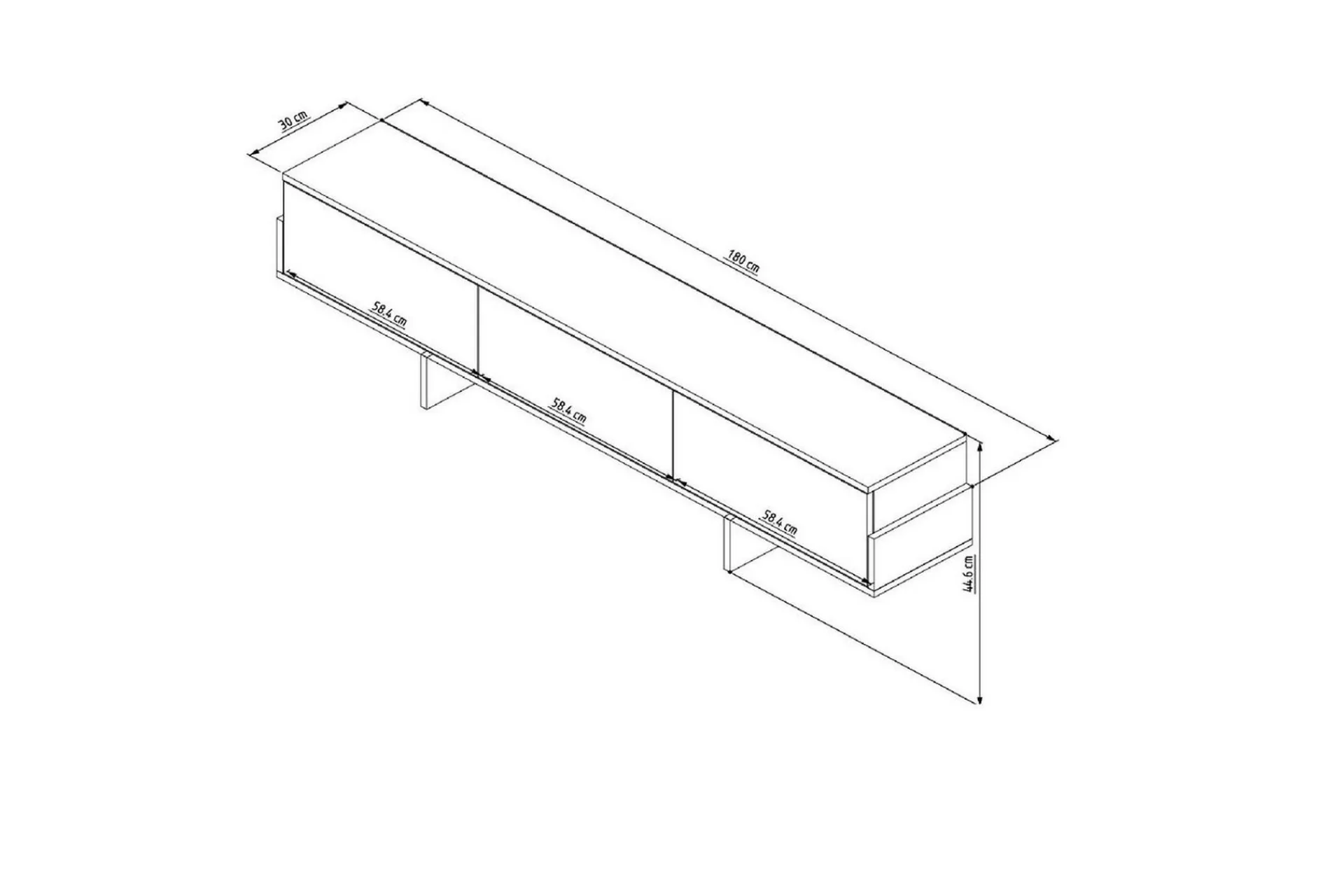 Brin TV-benk 180 cm