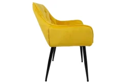 Karmstoler-Brita Stol 61x57x83 cm Gul