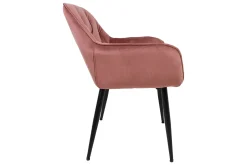 Karmstoler-Brita Stol 61x57x83 cm Rosa Lyserød