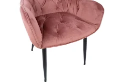 Karmstoler-Brita Stol 61x57x83 cm Rosa Lyserød
