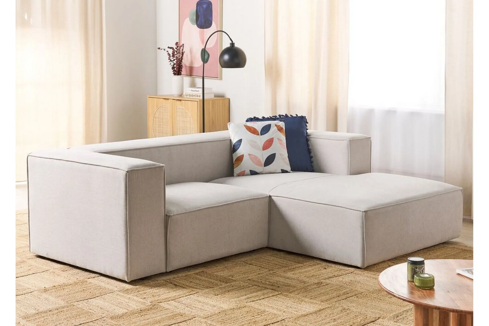 Hjørnesofa-Britt Sofa 2-seter Beige