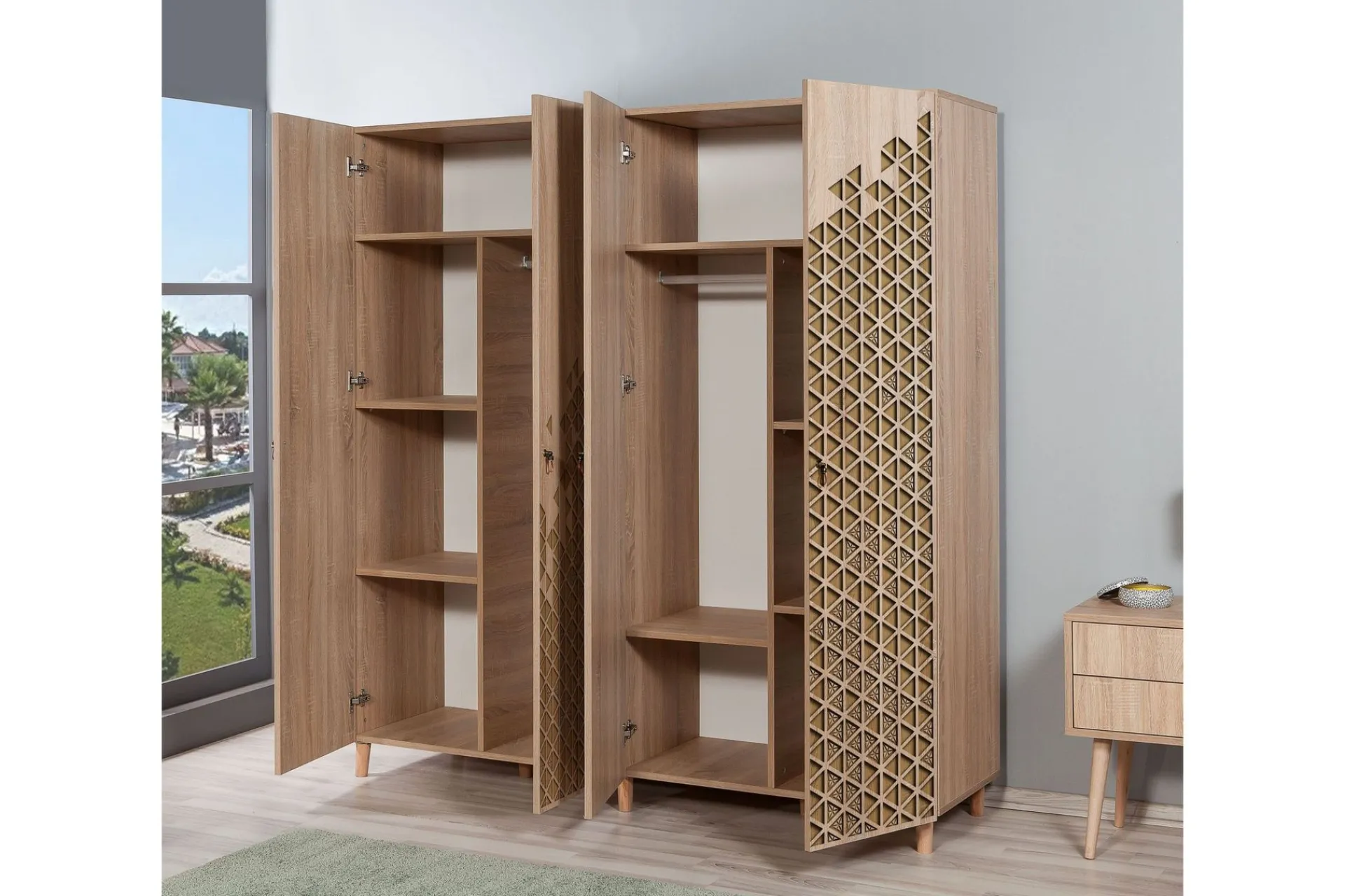 Garderober & Garderobesystem-Brokind Garderobe 180 cm Brun / Eik