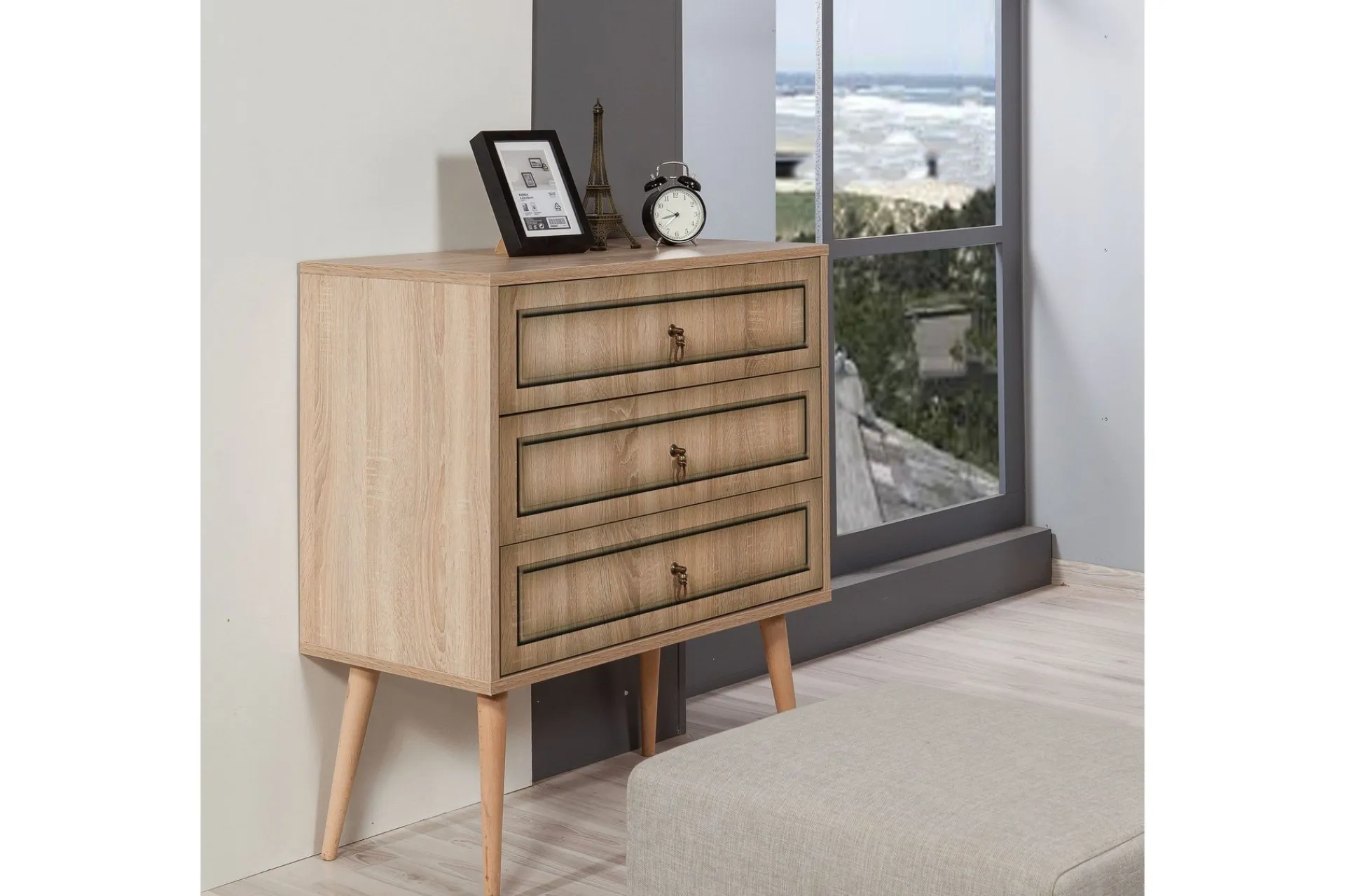 Kommode|Entrekommode-Brokind Kommode 90 cm Brun
