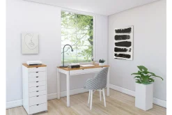Entrekommode|Kommode-Brottkar Kommode 39x34 cm 8 Skuffer Hvit