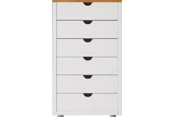 Entrekommode|Kommode-Brottkar Kommode 39x34 cm 6 Skuffer Hvit