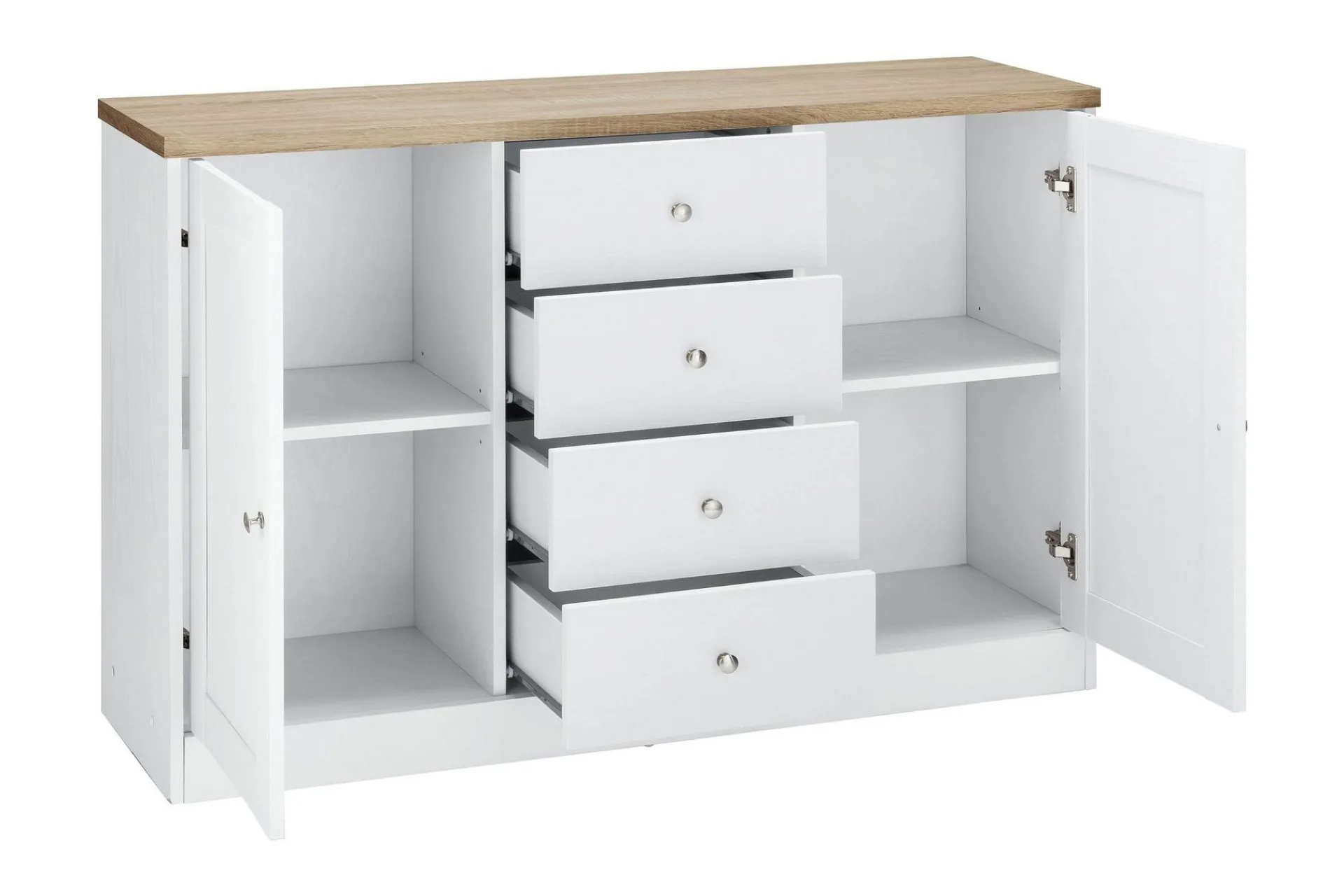 Loft24 Sideboard & Skjenker-Bryanne Skjenk 120 cm Hvit