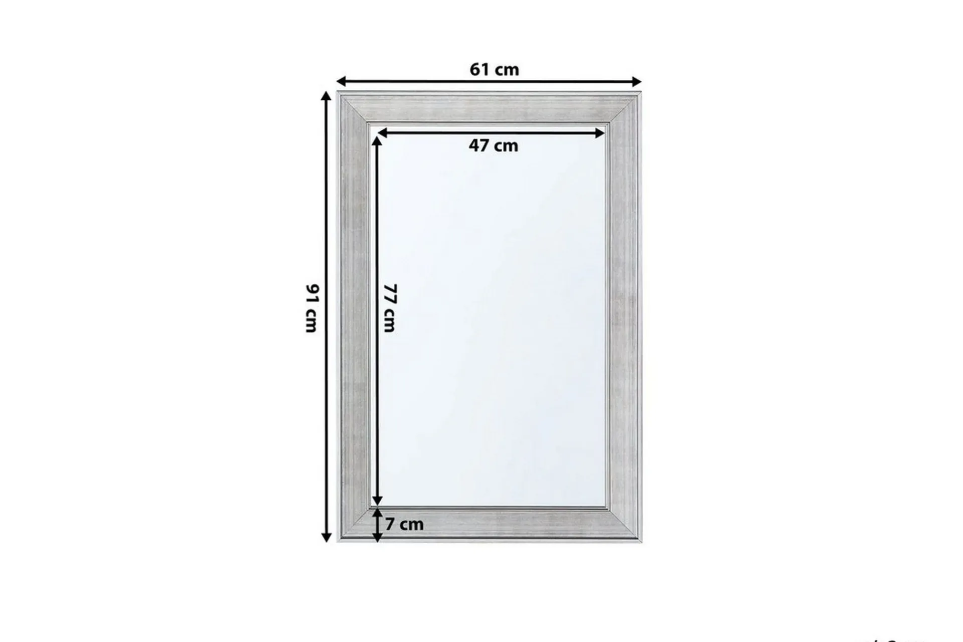 Bubry Speil 61 cm