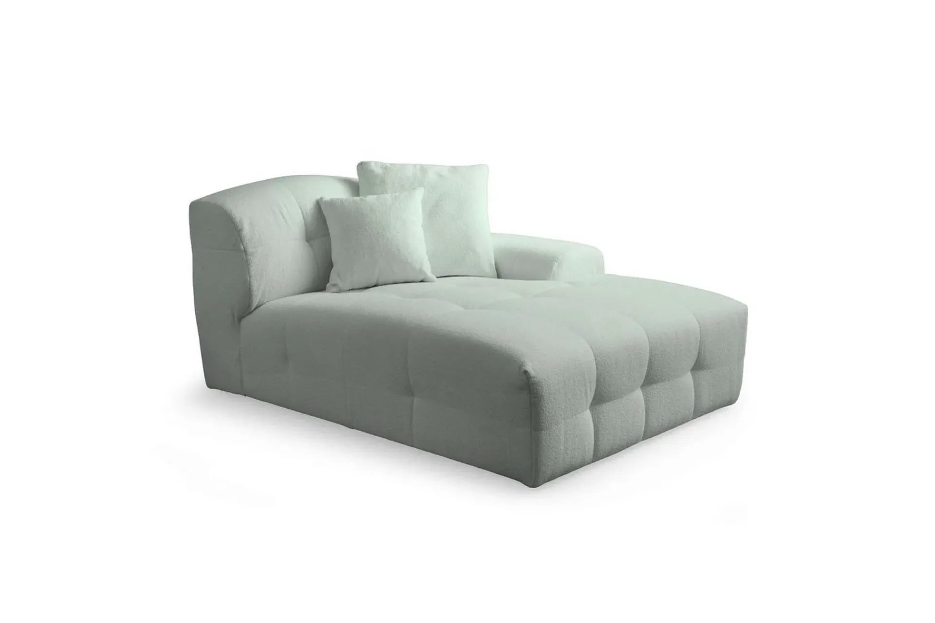 Sofa Med Sjeselong-Buddy Sofa med Divan 4-seter Grønn