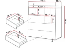 Buhan Kommode 90 cm