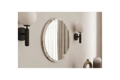 Baderom|Baderomsspeil-Buhem Baderomsspeil 60 cm Rund Marmor