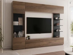 Bunda TV-veggseksjon 250 cm