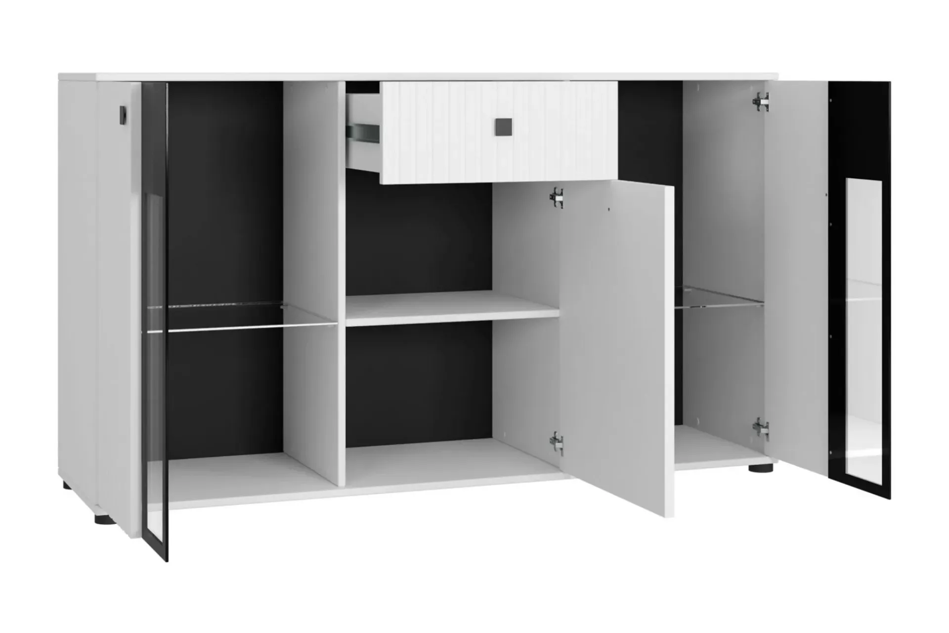 Oppbevaringskiste|Vegghengt Oppbevaring-Bunta Skjenk 141x41 cm Brun