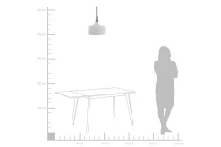 Burano Taklampe 24 cm