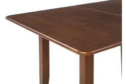 Spisebord & Kjøkkenbord-Burgos Spisebord Uttrekkbart 90-120x60 cm Mørkebrun