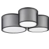 Trio Lighting Burton Taklampe 3-os E27 Mattsvart