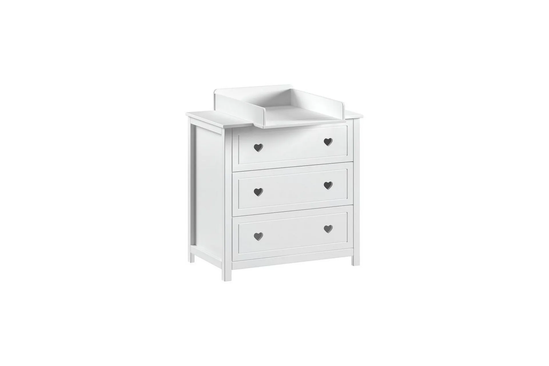 Stellebord-Byrå med skötbord Jaxx Amori Vit Jaxx White Hvit