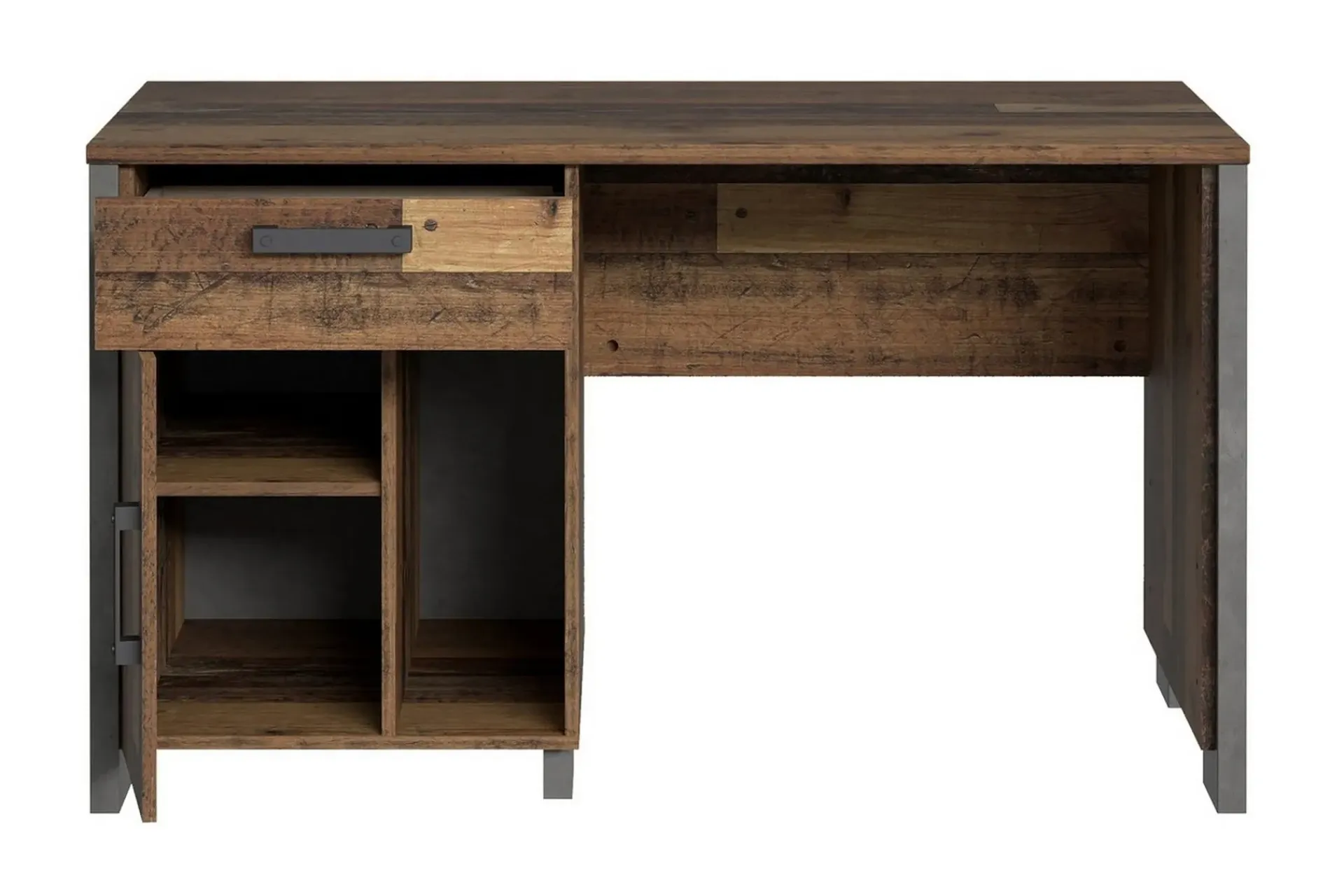 Cadle Skrivebord 127 cm med Oppbevaringsskuff + Skap