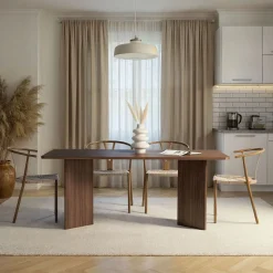 Spisebord & Kjøkkenbord-Cadron spisebord 180 cm rektangulært Valnøtt